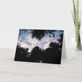 College Graduation Wishes Kaart