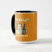 College: Grote Meren Drink Mok (Voorkant links)