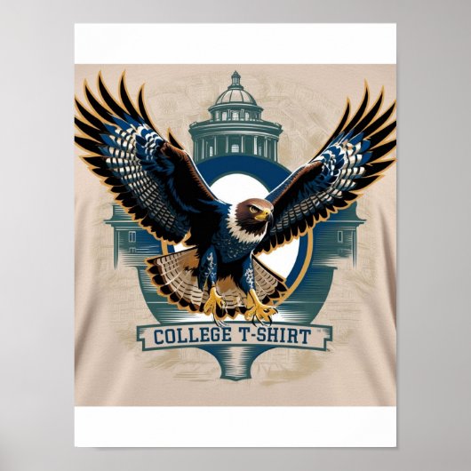 College: Hawk Logo Poster (Voorkant)