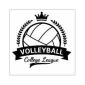 College league Volleybal rubber stempel (Afrduk)