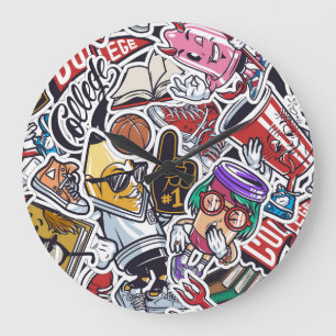 College Leuk, Kleurrijk  Patroon Grote Klok