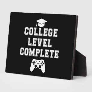 College Level Complete Afstuderen Gamer Gaming Fotoplaat
