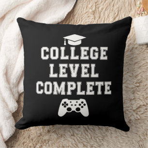College Level Complete Afstuderen Gamer Gaming Kussen