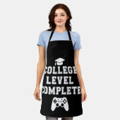 College Level Complete Afstuderen Gamer Gaming Schort (Gedragen)