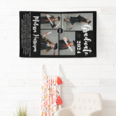 College Logo Afstuderen Fotocollage Aankondiging Spandoek (Insitu)