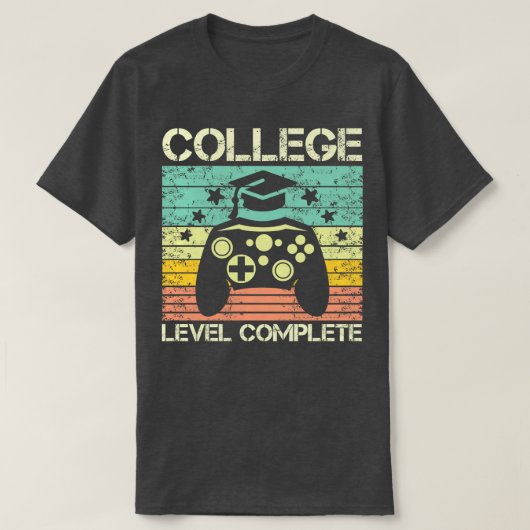 College-niveau Complete videogamer T-shirt (Design voorkant)