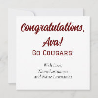 College of Charleston gepersonaliseerde cadeau Kaa