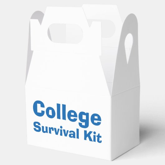 "College" overlevingskit doos Bedankdoosjes (Geopend)