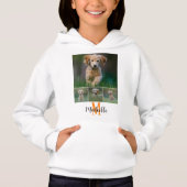 College Photo Monogramme Nom du script Filles Pers (Devant)