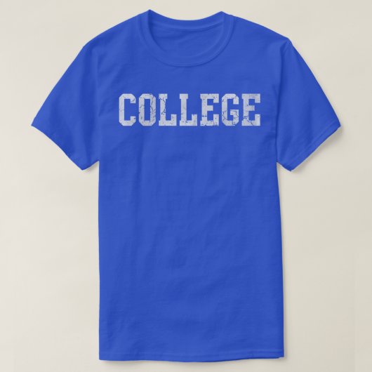 College Retro T-shirt (Design voorkant)
