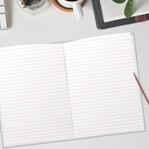 College Rule Roze Gelijnd Papier Landschap 11 x 8,