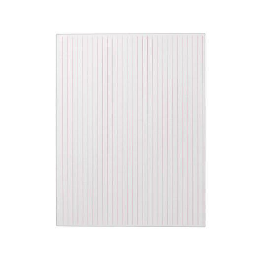 College Rule Roze Gelijnd Papier Landschap 11 x 8, Notitieblok (Gedraaid)