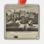 College, school, Benicia Metalen Ornament (Voorkant)