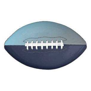 College Team Kleuren Blauw/Lichtblauw/Grijs Footba American Football