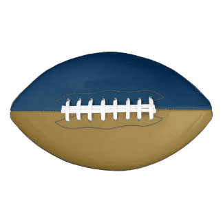 College Team Kleuren Navy Blauw/Goud Football
