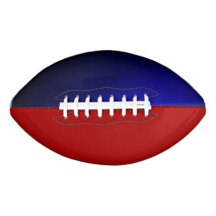 College Team Kleuren Rood/Blauw Football