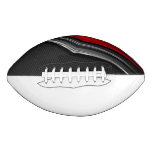 College Team Kleuren Rood/Zwart/Wit Football