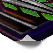 College Tech of High School Afstuderen Print (Hoek)