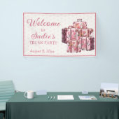 College Trunk Party Koffers Welkom Spandoek (Beurs)