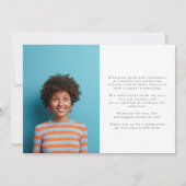 College University 2 Photo Classic Afstuderen Aankondiging (Achterkant)