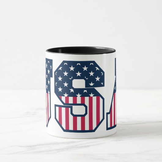 College USA Font Red White Blue Stars And Stripes Mok (Midden)
