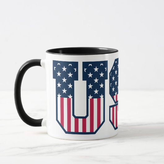 College USA Font Red White Blue Stars And Stripes Mok (Links)