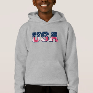 College USA Lettertype Rood Wit Blauw Sterren en S
