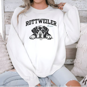 College Varsity Script Rottweiler Mama Hondenliefh Trui
