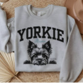 College Varsity Style Script Yorkie Mama Trui