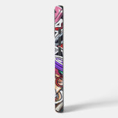 College Vibes Cartoon Collage - Leuk en trendy Case-Mate iPhone Case (Achterkant / Links)