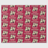 College: Wat gebeurt er op schooldagen? Cadeaupapier (Vlak)