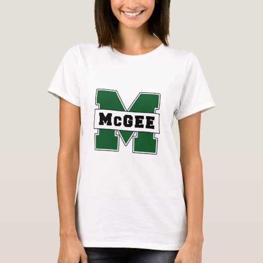 Collegiate-Style McGee-Logo T-shirt (Voorkant)