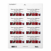 Coller le Étiquette de adresse de Noël (Feuille entière)