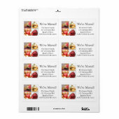 Coller le Étiquette de adresse de Noël (Feuille entière)