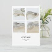 Coller l'image Modèle de la carte d'artiste (Debout devant)