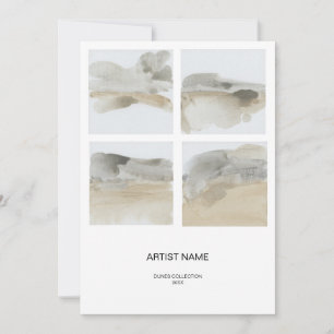 Coller l'image Modèle de la carte d'artiste