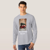 Coller T-shirt à manches longues de base (Devant entier)