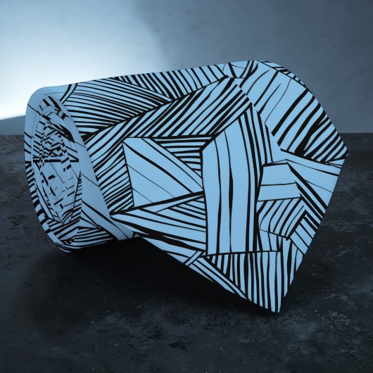 Collet de cravate personnalisé géométrique abstrai