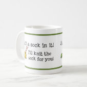 Collez une chaussette dans elle ! Tasse (Devant gauche)