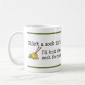 Collez une chaussette dans elle ! Tasse (Gauche)
