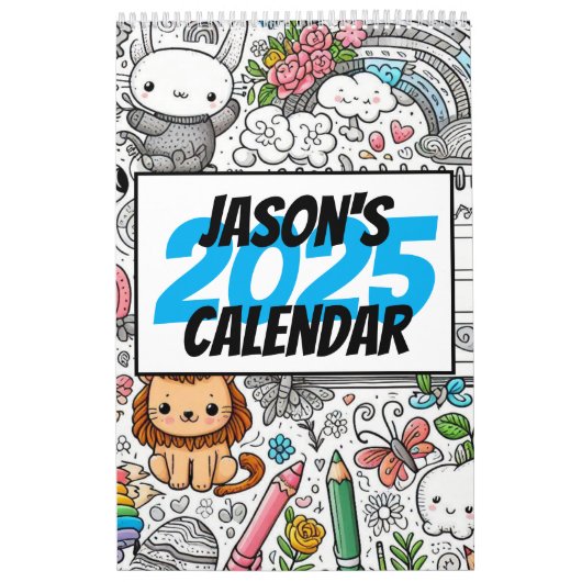 Collez votre propre calendrier vierge (Protection)