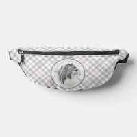 Collie à poils Beardie Black Dessin mignon Chien A