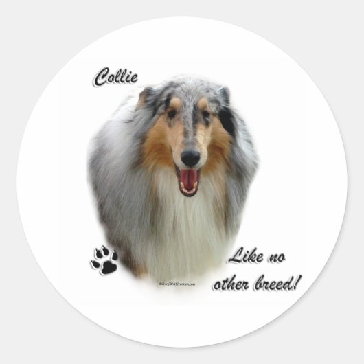 Collie als geen ander ras - Sticker (Voorkant)