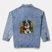 Collie Bordure Mignonne En Fleurs (Verso)