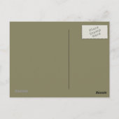 Collie Briefkaart (Achterkant)