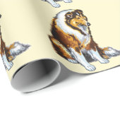 collie cadeaupapier (Rol Hoek)