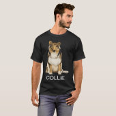 Collie Crazy Dog T-shirt (Voorkant volledig)