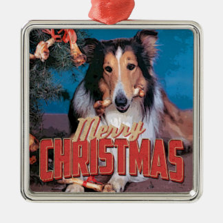 Collie Dog Ornament voor kerstmis