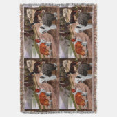  Collie Dog Trio Deken (Voorkant Verticaal)