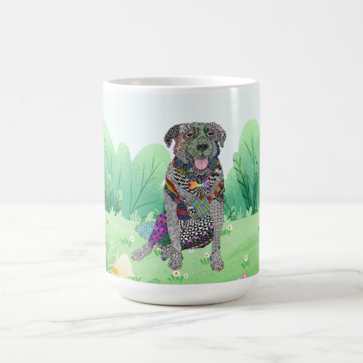Collie du Labrador et de la frontière Mug mixte de (Centre)